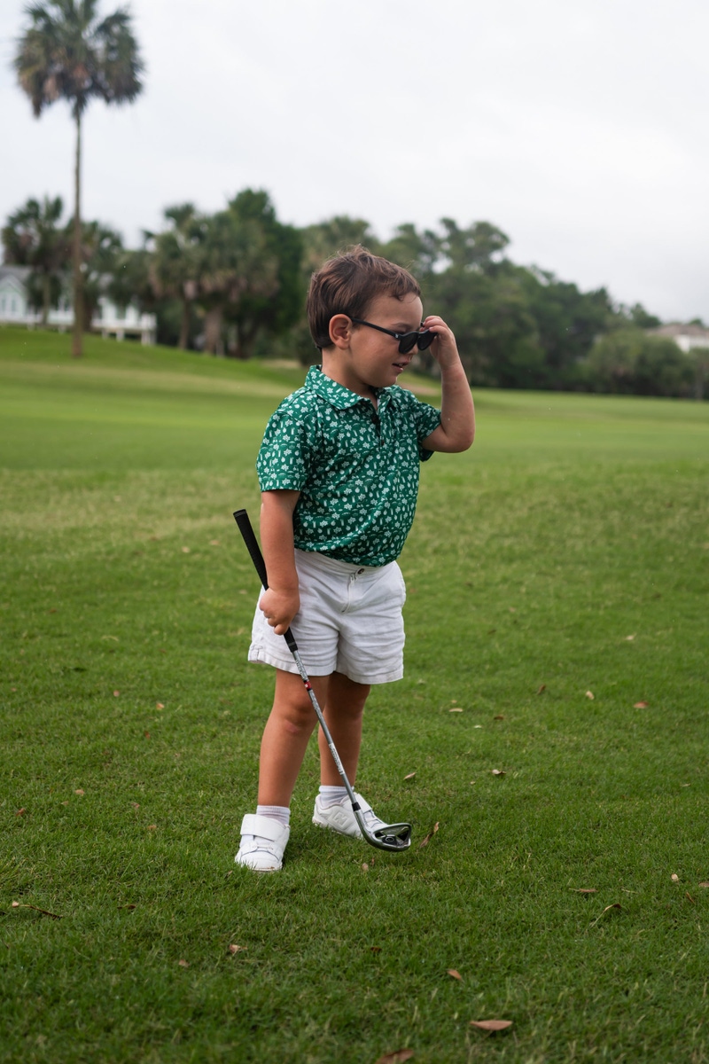 The Country Club Unisex Kids Golf Polo