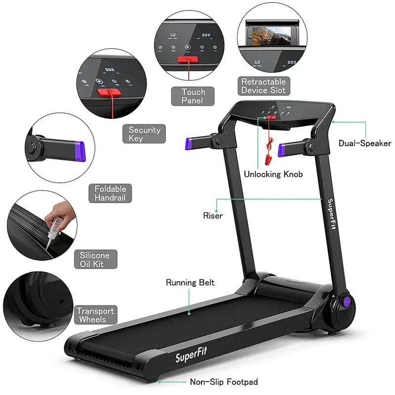 Folding Electric Treadmill