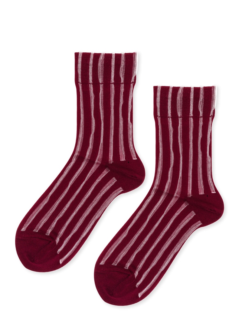Women's Mykonos Sheer Short Crew Sock
