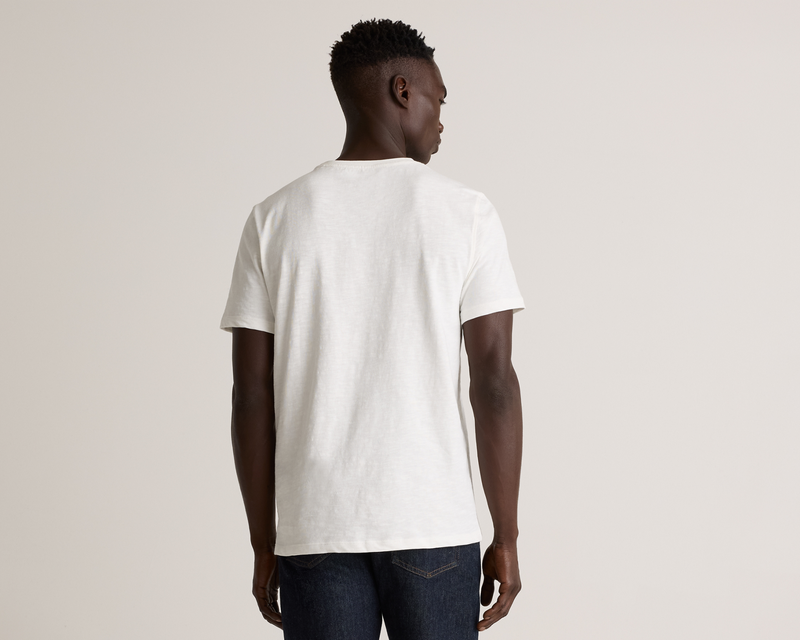 100% Organic Cotton Slub Pocket Tee