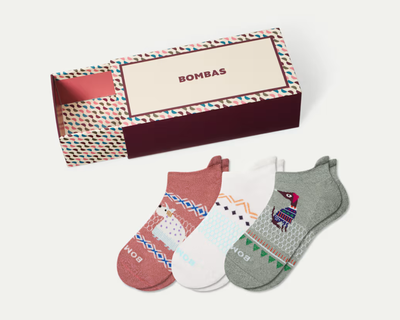 Women's Holiday Ankle Sock 3-Pack Gift Box