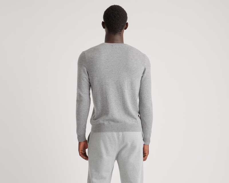 Mongolian Cashmere Henley Sweater
