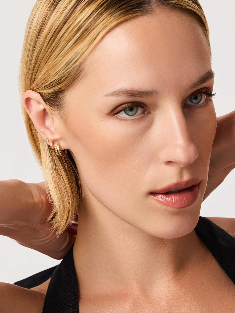 Toda Double Hoop Earrings