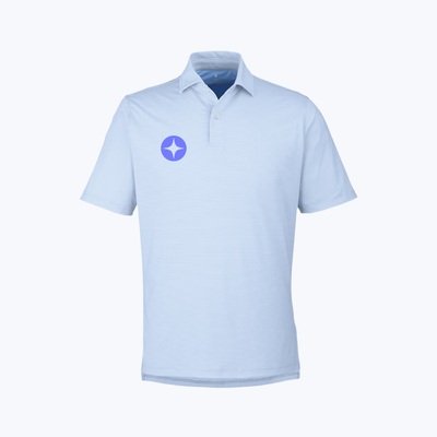 Fairway & Greene USA Made Mini Stripe Tech Polo