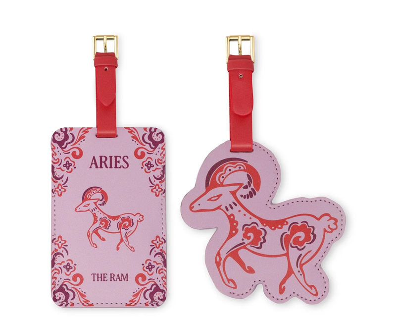 Leatherette Luggage Tag Set of 2