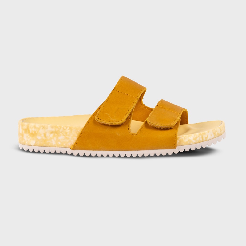 Riviera Leather Sandal, Chamois