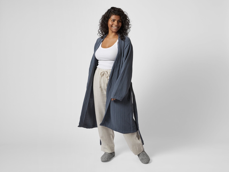 Cloud Cotton Robe, Dusk