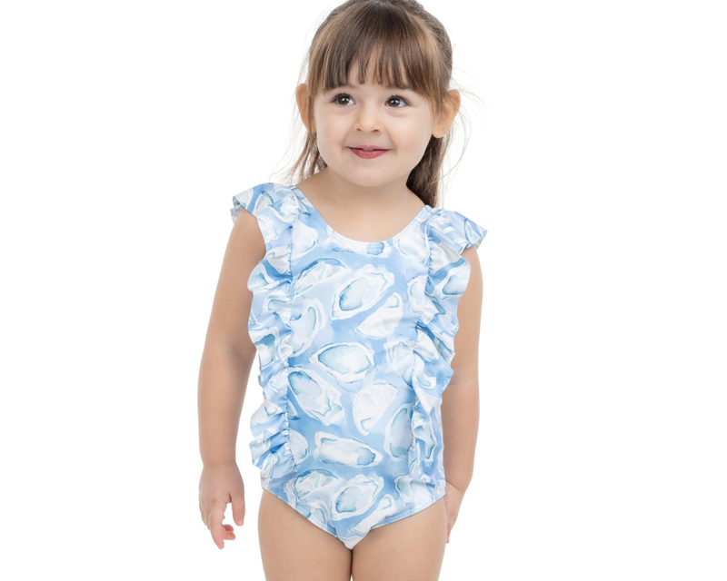 The Nantucket Girls Ruffle One Piece UPF 50+