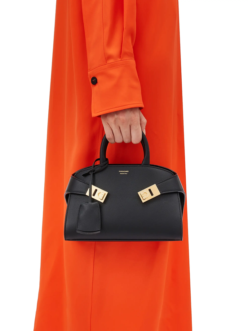 Mini Hug Leather Crossbody Bag
