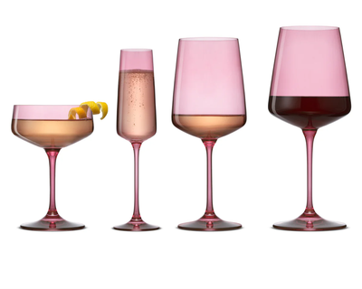Sidney Blush 16pc Stemware Entertaining Set