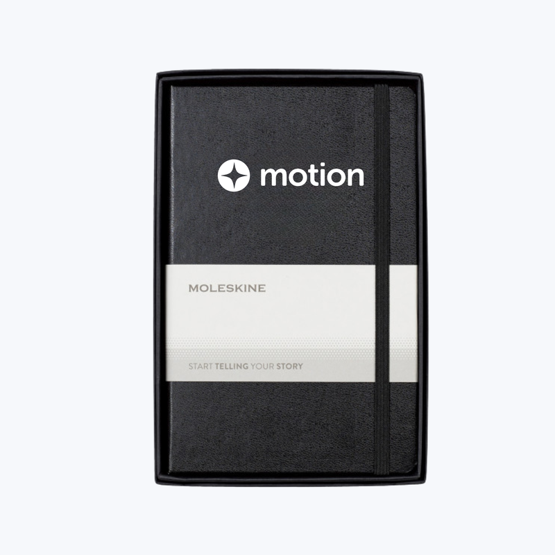 Branded Moleskine Medium Notebook Gift Set