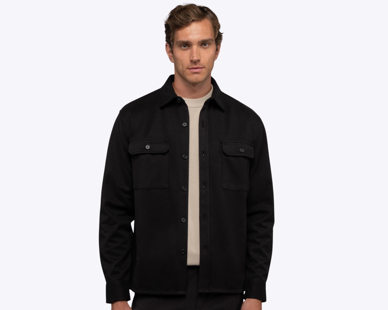 Men's District Heavyweight Overshirt, Black
