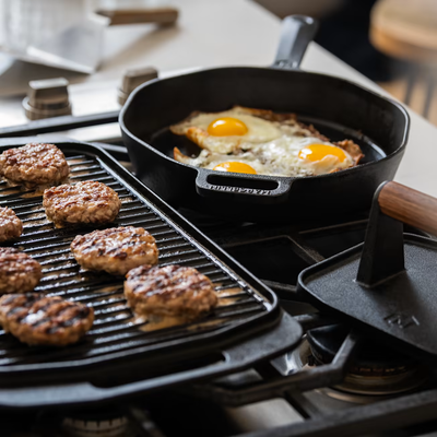 Cast Iron Breakfast Set