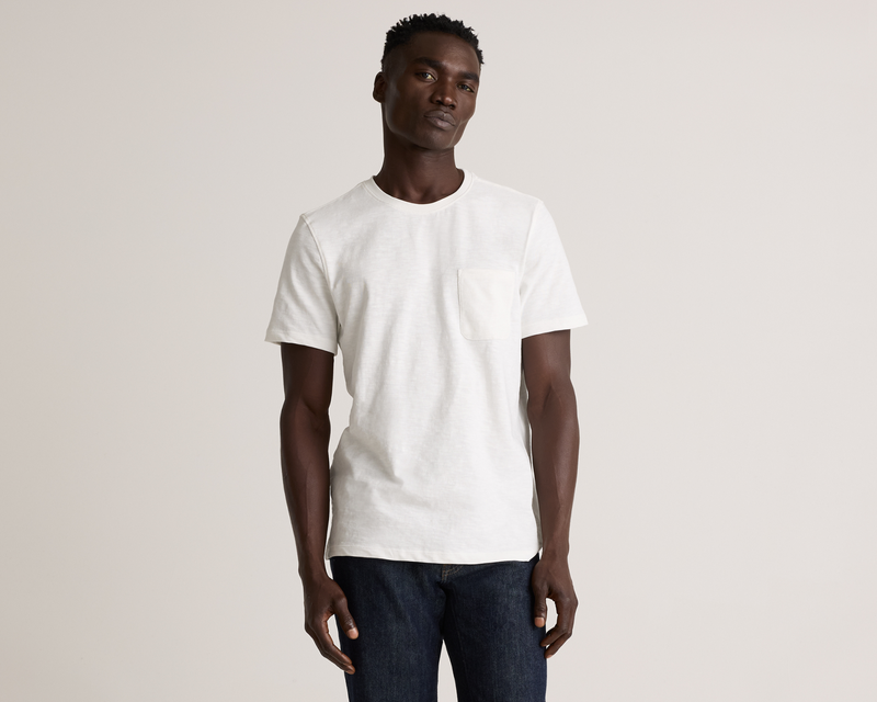 100% Organic Cotton Slub Pocket Tee