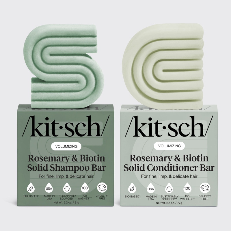 Solid Shampoo & Conditioner Bar Duo Set