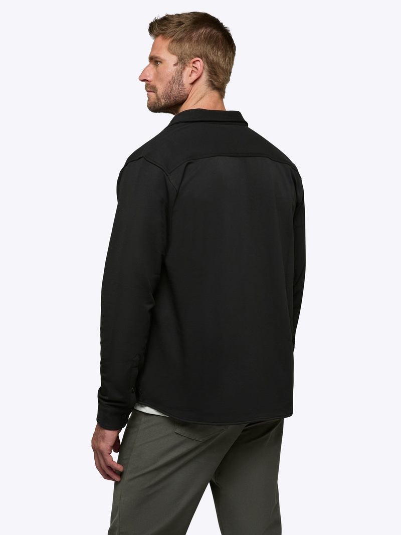 Men's Hyperloop Overshirt, Black