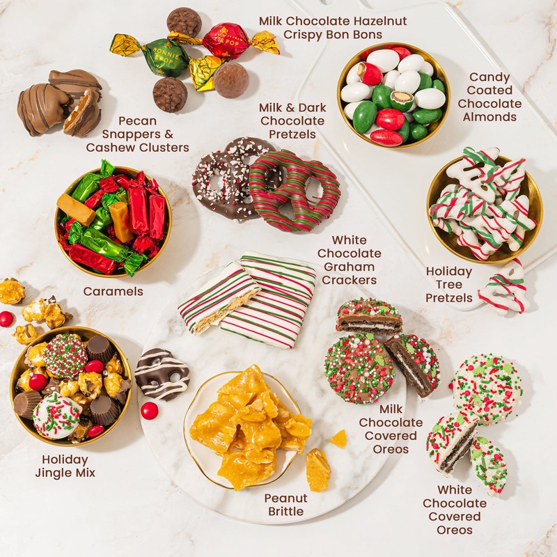 Extra Large Holiday Tin with Assorted Treats