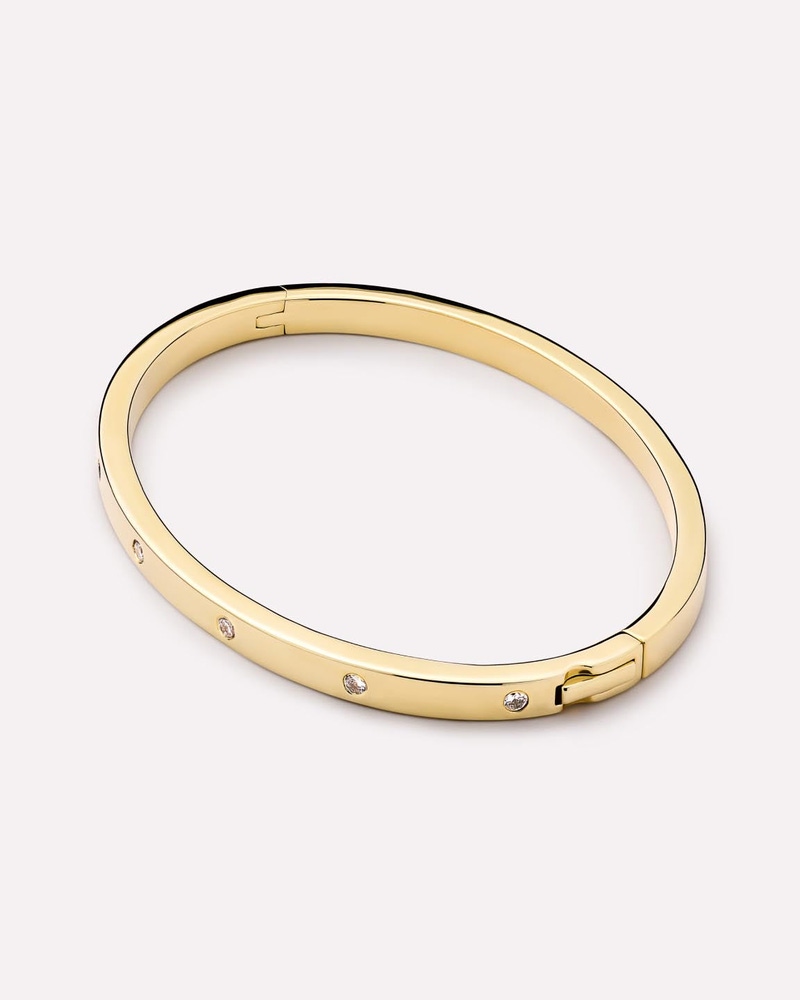 Selena Gold Bangle Bracelet