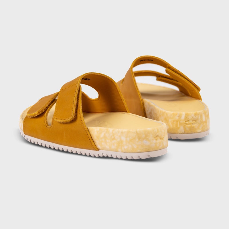 Riviera Leather Sandal, Chamois