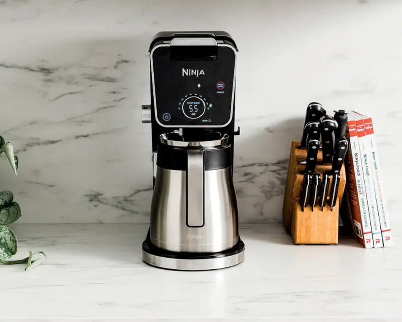DualBrew PRO 12-Cup Specialty Coffee System with Thermal Carafe, K-Cup Compatible, Hot Water System & Frother