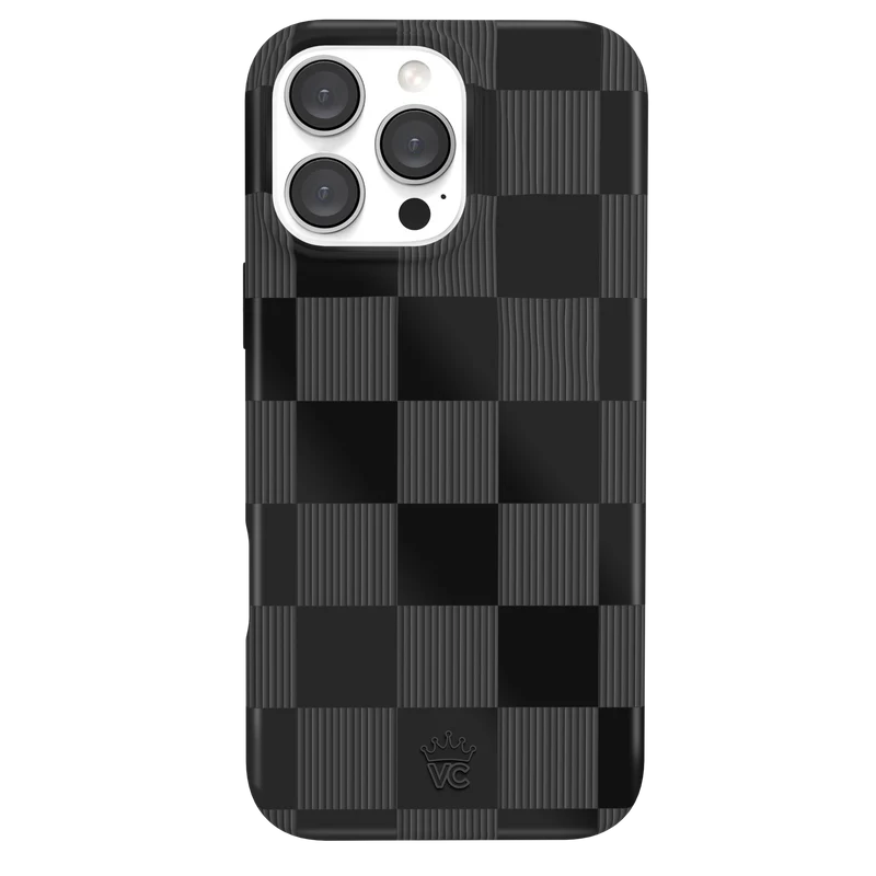 Noir Vibe Checker MagSafe Case for Apple iPhone