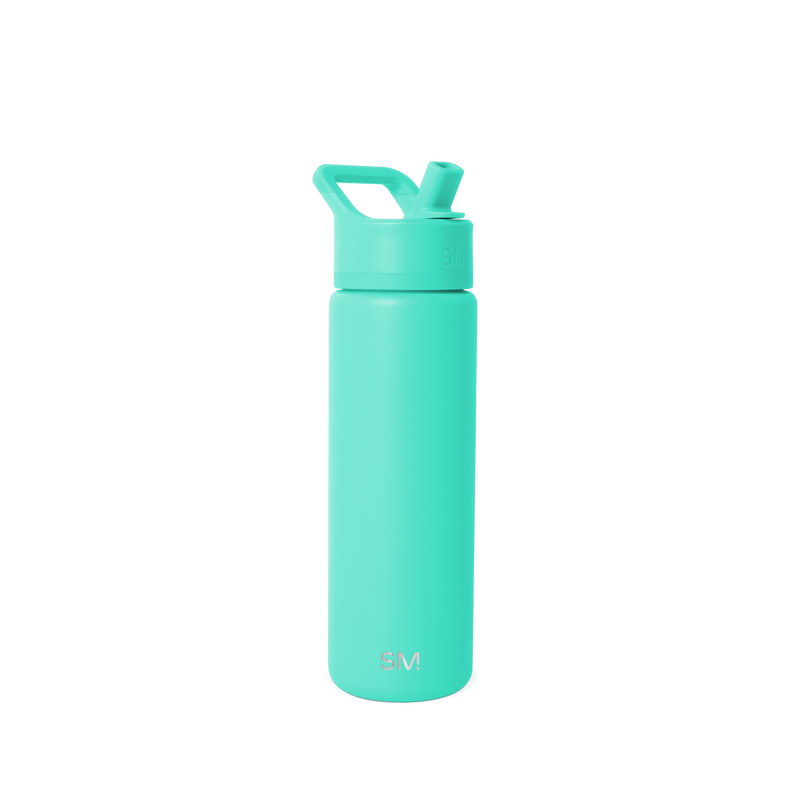 Summit Solid Water Bottle with Straw Lid, 22oz