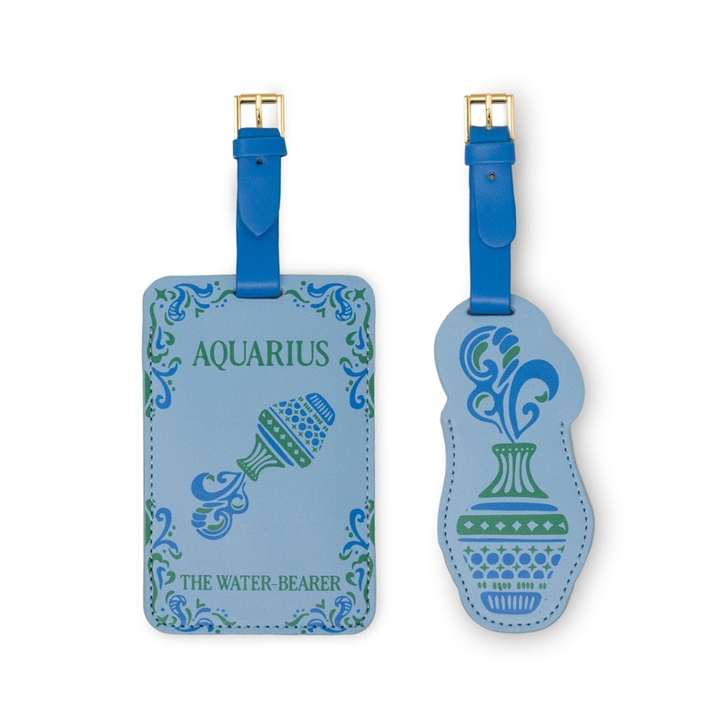 Leatherette Luggage Tag Set of 2