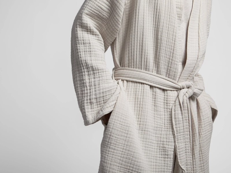 Cloud Cotton Robe, Bone