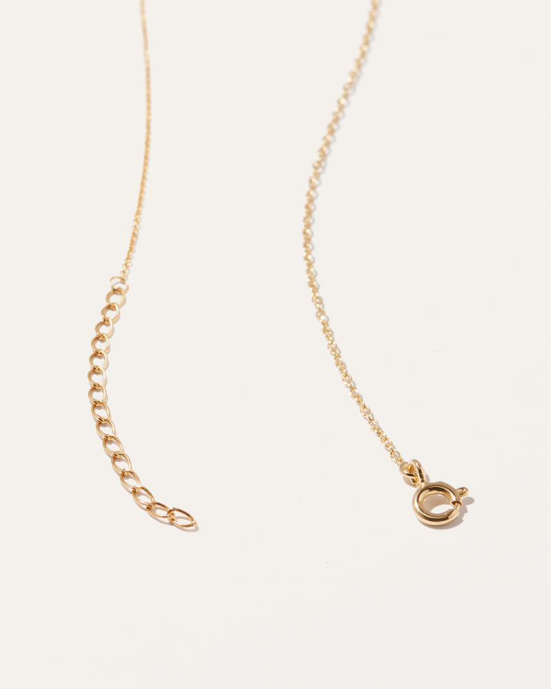 White Sapphire Bar Necklace