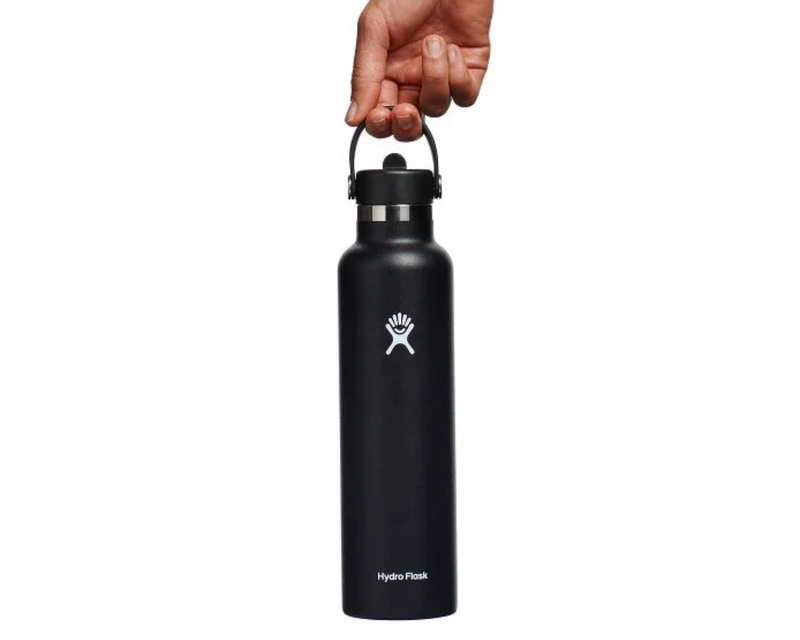 24oz Standard Mouth Bottle with Flex Straw Cap
