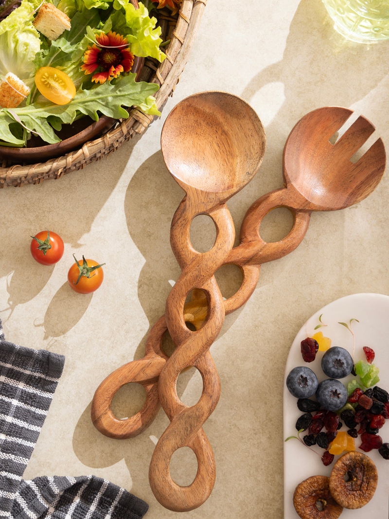Valencia Carved Salad Servers