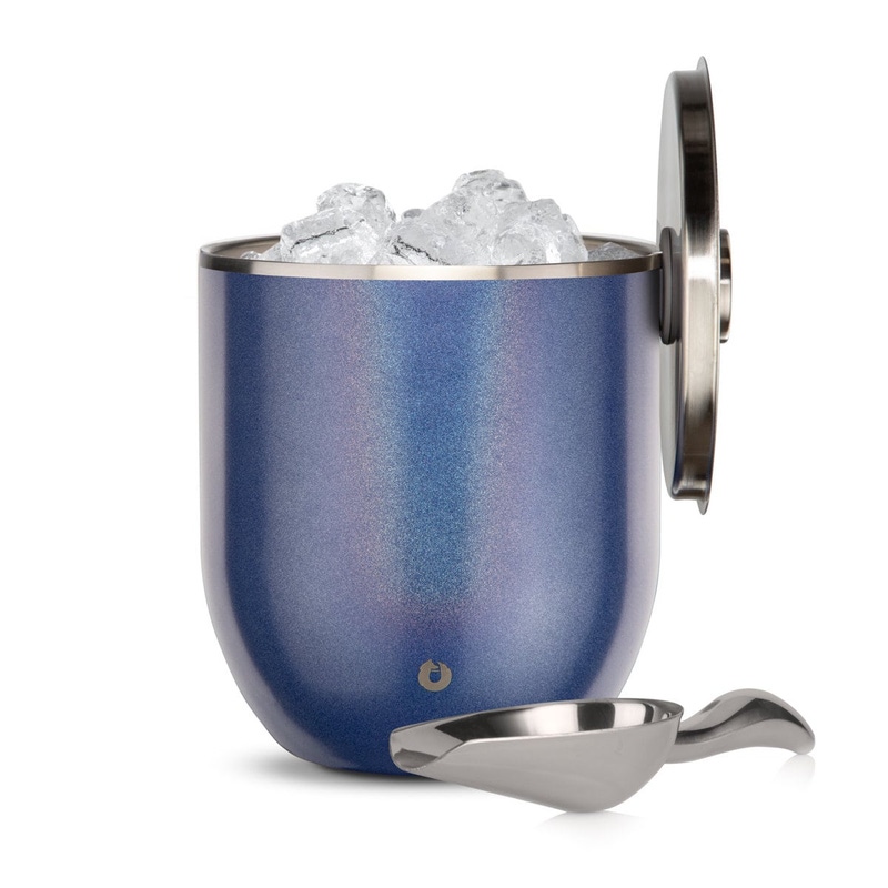 Stainless Steel Ice Bucket with Lid and Scoop