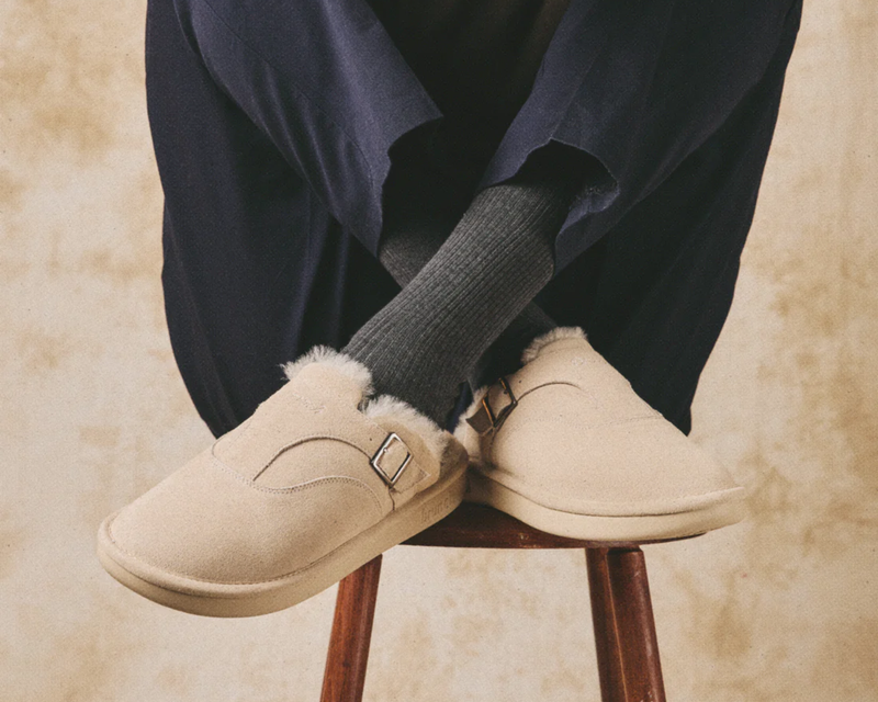 Amour Suede Shearling Slipper