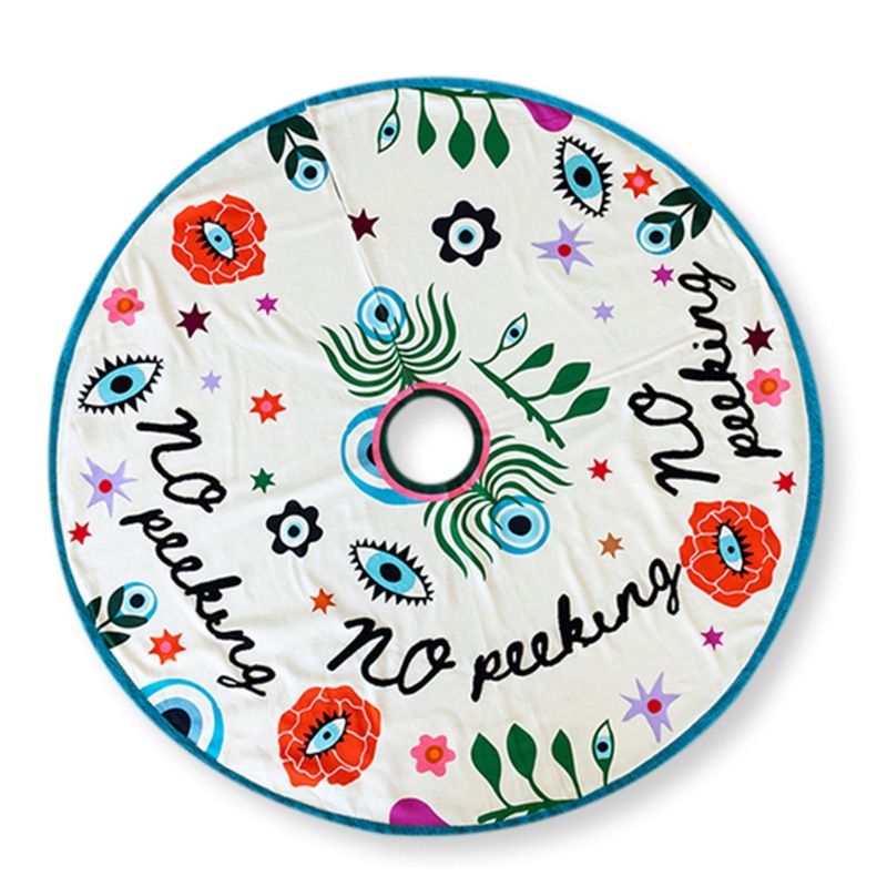 Embroidered Tree Skirt