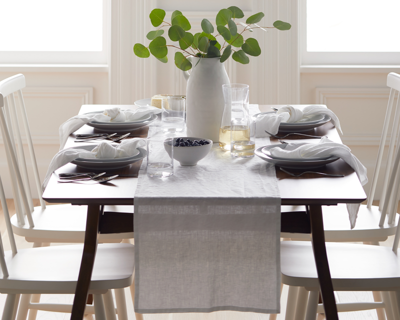 European Linen Table Runner