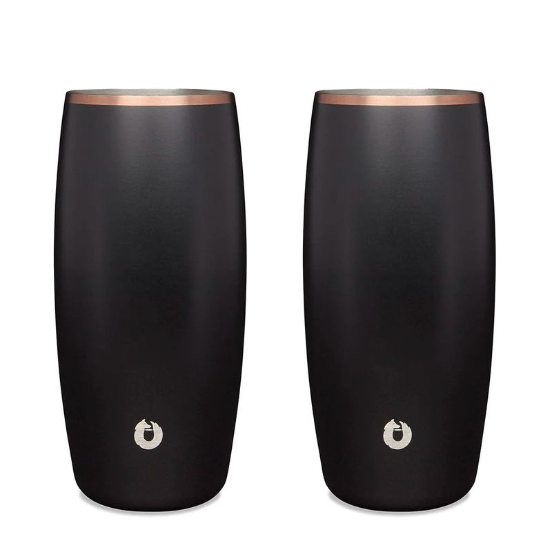 Stainless Steel Beer Glass, Set of 2