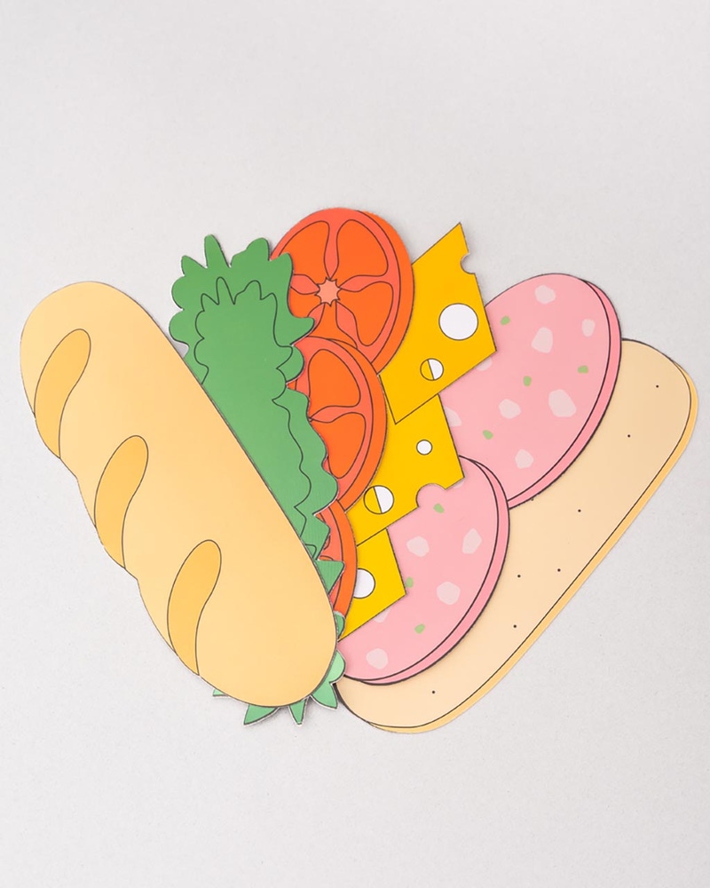 Sandwich Bookmark Set