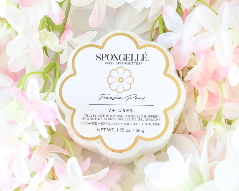 Body Wash Infused Daisy Spongette