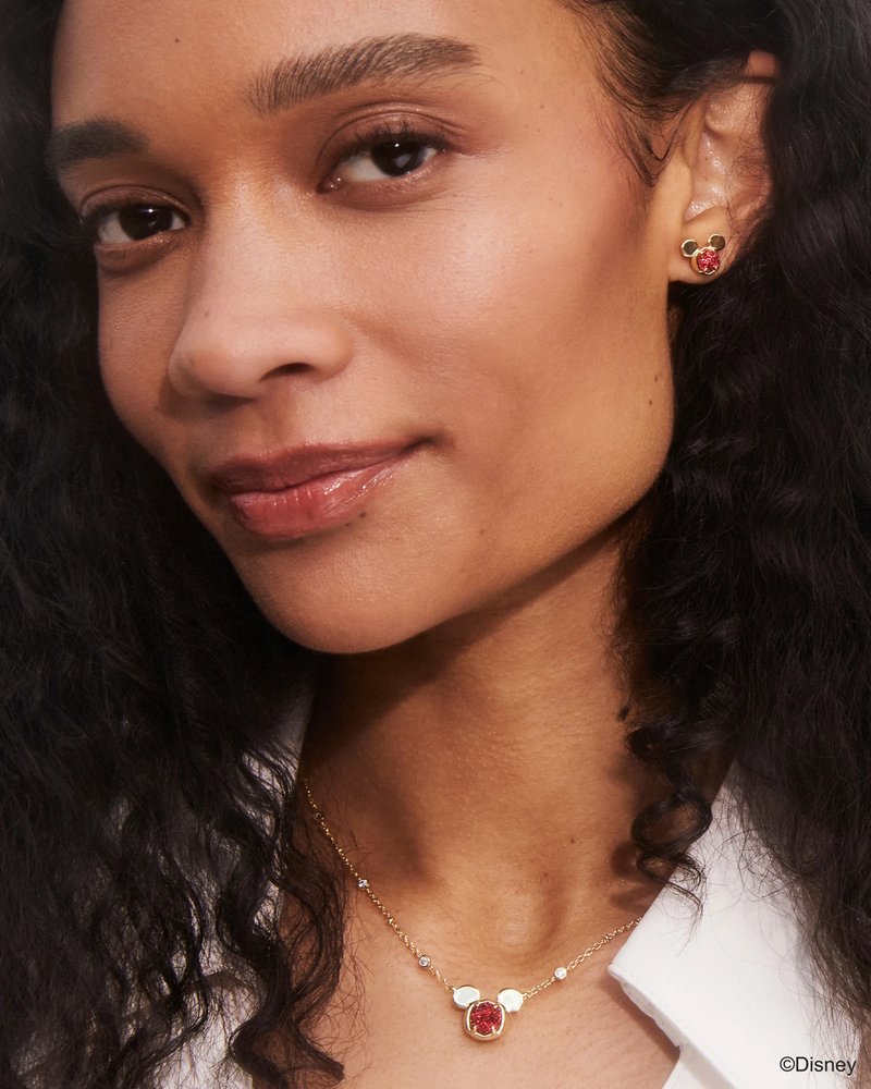 Disney x Kendra Scott Gold Mickey Mouse Stud Earrings