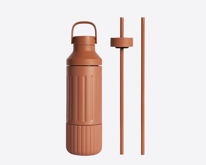 Beast Health™ Dual Cap Stainless Steel Hydration Bottle