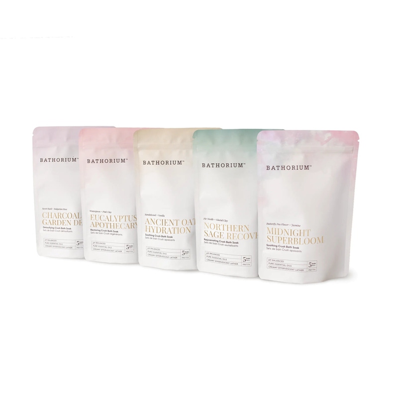 The Crush 5-Pack Bath Soak Gift Bundle
