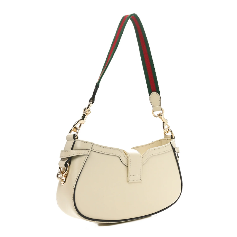 Calfskin Mini Moon Side Shoulder Bag