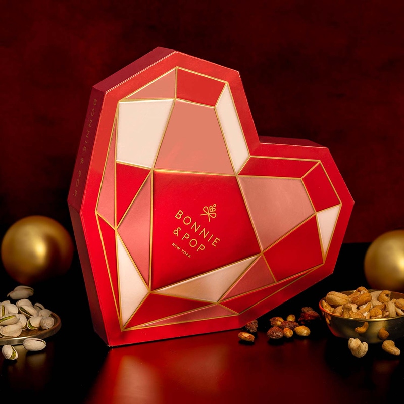 Heart Box Nut Assortment