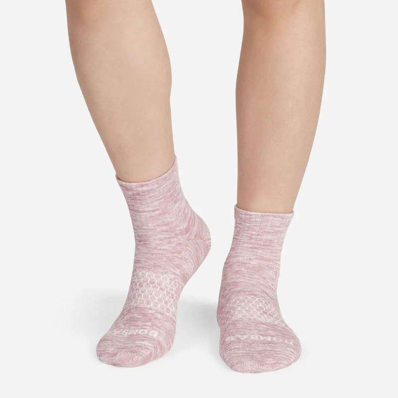 Women's Summer Slub Quarter Socks