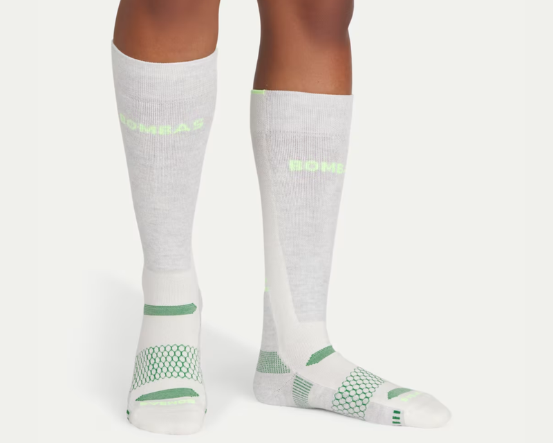 Women's Mid-Cushion Merino Wool Blend Ski & Snowboard Socks