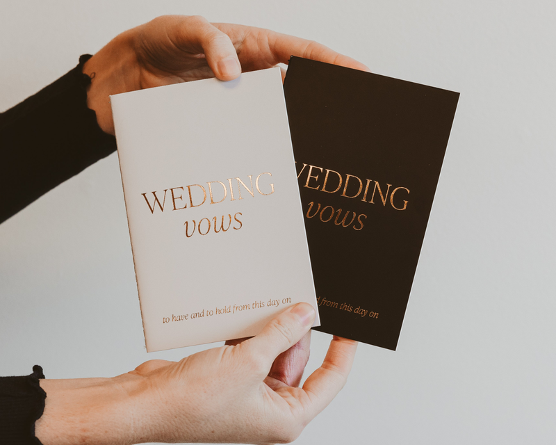 Wedding Vows Notebook Set