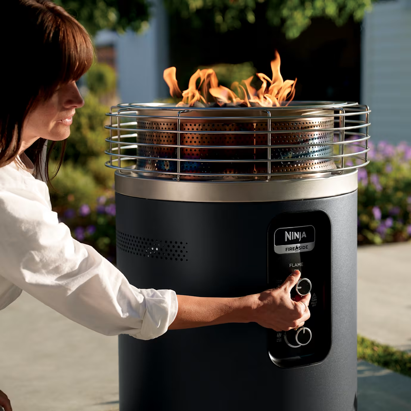 Fireside360 Outdoor Heater & Fire Pit Black