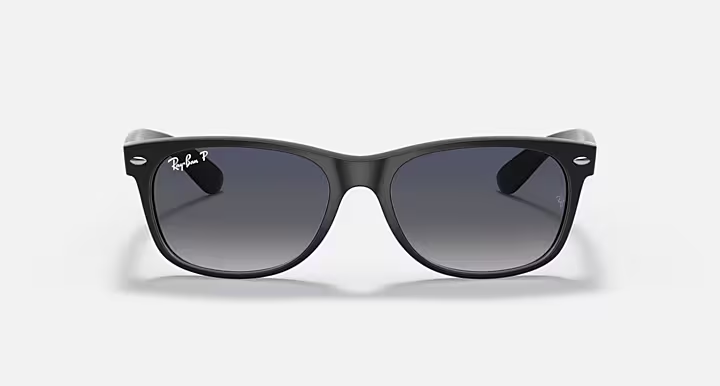 Polarized New Wayfarer Classic Sunglasses, Matte Black
