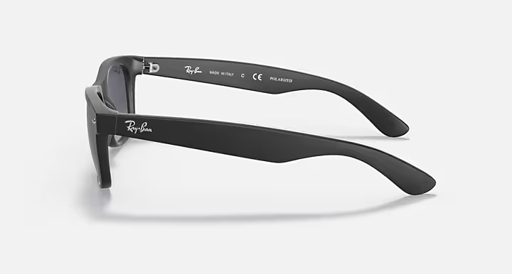 Polarized New Wayfarer Classic Sunglasses, Matte Black