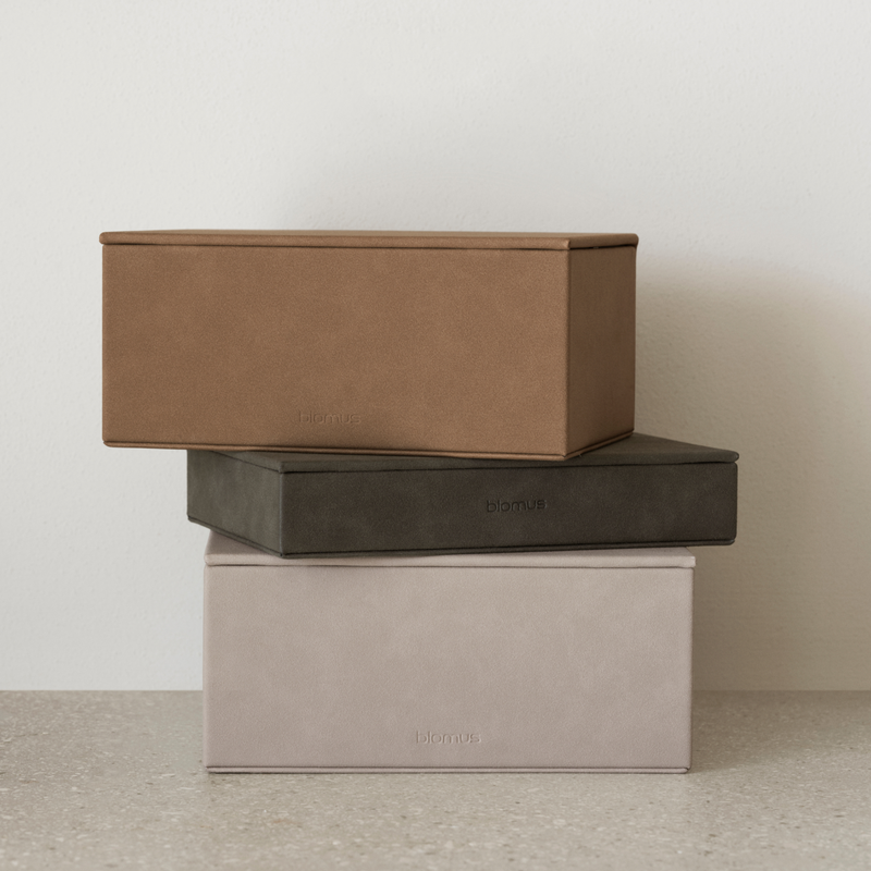 SAHLA Faux Suede Jewelry Box Valet
